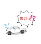 SUV自動車しろっきー君（個別スタンプ：29）