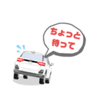 SUV自動車しろっきー君（個別スタンプ：30）