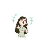可愛いキャラクター✌️（個別スタンプ：1）