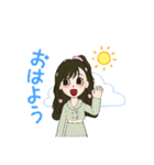 可愛いキャラクター✌️（個別スタンプ：3）