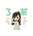 可愛いキャラクター✌️（個別スタンプ：10）