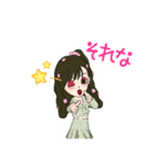 可愛いキャラクター✌️（個別スタンプ：16）