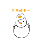 夏の雪だるま（個別スタンプ：30）