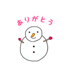 夏の雪だるま（個別スタンプ：36）