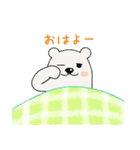 くまクマの無気力スタンプ（個別スタンプ：3）