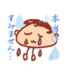 手描きみたいな普段使えるラフなスタンプ☆（個別スタンプ：7）