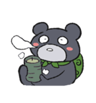 どろぼうくまさん（個別スタンプ：34）