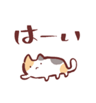 じゆうなねこにゃん（個別スタンプ：4）