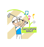 【ろくはち】GOLFスタンプ (めがねSさん用)（個別スタンプ：7）