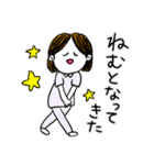 ❤️【京都弁】おかっぱ女子真ん中分け❤️（個別スタンプ：3）