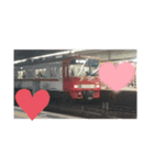 電車  自前撮り（個別スタンプ：5）
