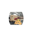 電車  自前撮り（個別スタンプ：8）