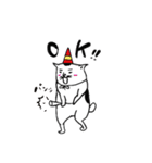 ねこさん レベルMax（個別スタンプ：21）