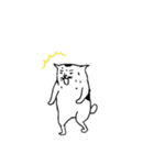 ねこさん レベルMax（個別スタンプ：22）