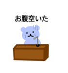 記者会見するセルロプ熊（個別スタンプ：25）