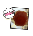 プリンをどうぞ〜（個別スタンプ：3）