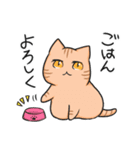 人は猫の奴隷（個別スタンプ：1）