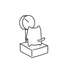 もっと社会ねこ（個別スタンプ：14）