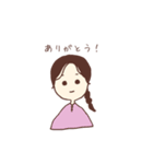 女の子たちです。（個別スタンプ：1）