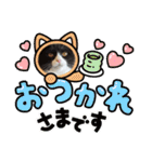 ハチワレねこさん（オレオ）（個別スタンプ：19）