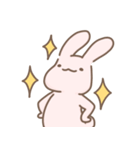 もちもちうさぎらびゅ（個別スタンプ：6）
