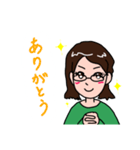 女性の丁寧な挨拶（個別スタンプ：2）