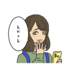 綺麗でいたい女の子のスタンプ（個別スタンプ：23）