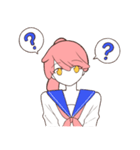 ピンク先輩とブルー看護師さん（個別スタンプ：20）