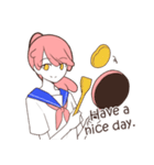 ピンク先輩とブルー看護師さん（個別スタンプ：27）