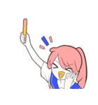 ピンク先輩とブルー看護師さん（個別スタンプ：29）
