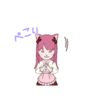 普通のスタンプ(￣∇￣)（個別スタンプ：10）