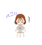 女の子のLINE LIFE（個別スタンプ：11）