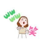 女の子のLINE LIFE（個別スタンプ：19）