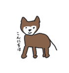 毎日使える動物スタンプ（ばあちゃん作）（個別スタンプ：3）