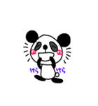 らぶりぃパンダっち（個別スタンプ：1）