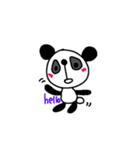 らぶりぃパンダっち（個別スタンプ：3）