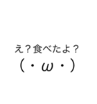 顔文字スタンプ2(^ω^)（個別スタンプ：33）