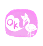 ほっこりハンコ風動物スタンプ日常（個別スタンプ：6）
