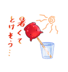 リンゴアメンダコ（個別スタンプ：1）