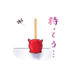 リンゴアメンダコ（個別スタンプ：8）