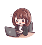 emoちゃんのわりと使いやすいスタンプ（個別スタンプ：27）