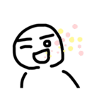 個性派スタンプ 筆圧濃いめ（個別スタンプ：2）