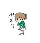 テニスガール＆ボーイ3(日常編)（個別スタンプ：16）