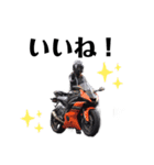 バイク女子noスタンプ（個別スタンプ：3）