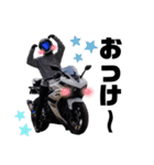 バイク女子noスタンプ（個別スタンプ：12）