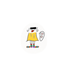 カラフル靴下な女の子（個別スタンプ：2）