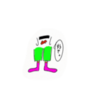 カラフル靴下な女の子（個別スタンプ：8）
