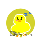 ヒヨコの生活スタンプ（個別スタンプ：3）