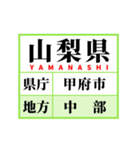 学習スタンプ【日本地図/東日本】（個別スタンプ：21）