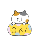 ミケ猫さんの日常スタンプ（個別スタンプ：7）